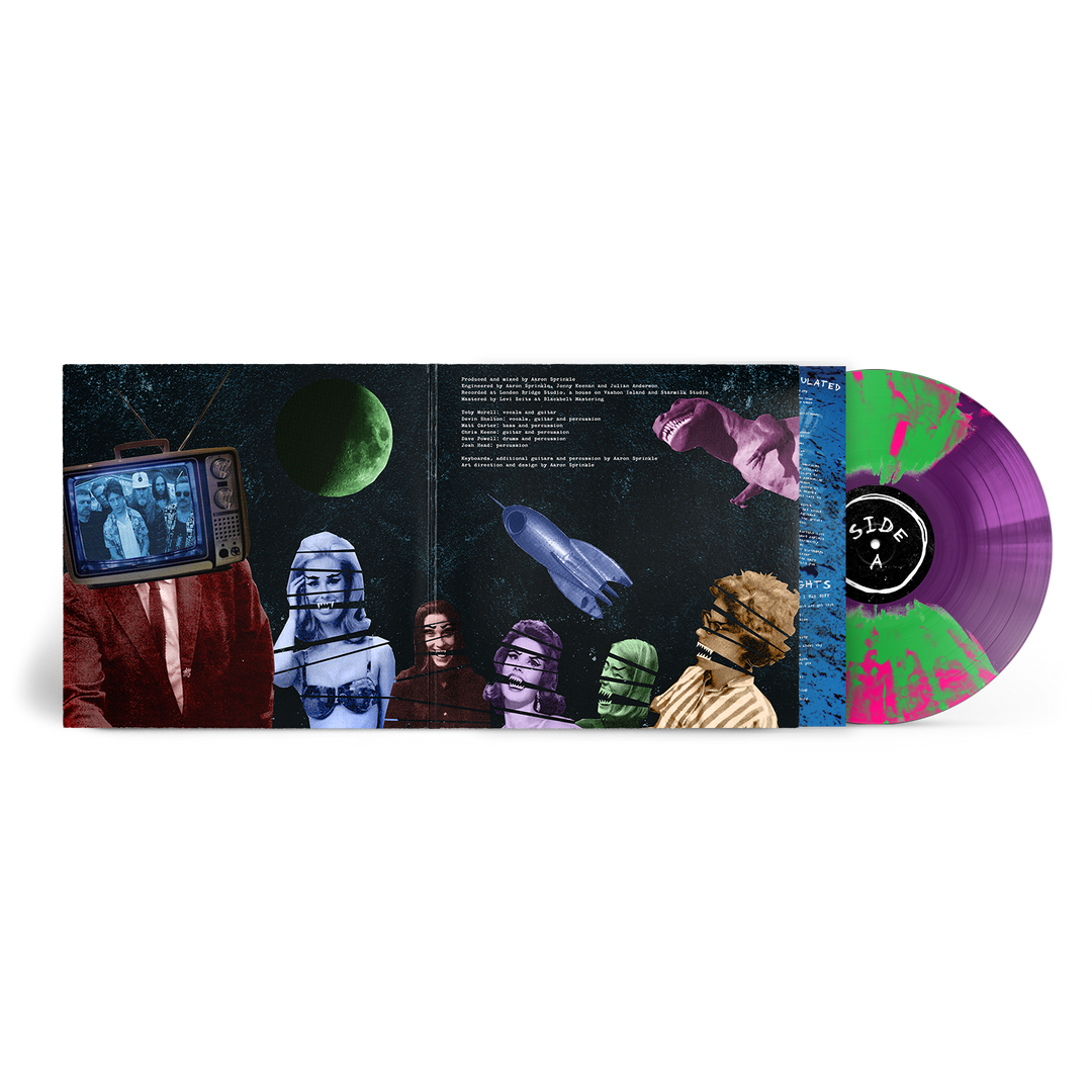 Autographed Styrofoam Vinyl/Shirt Bundle