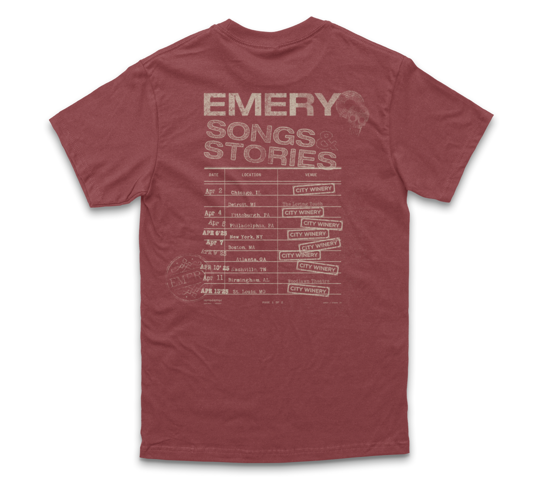 Songs & Stories Tour Tee